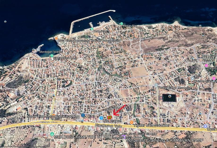 Karaburun Mordoğan Merkez’de Caddeye Yakın Villa Arsası - Görsel 8
