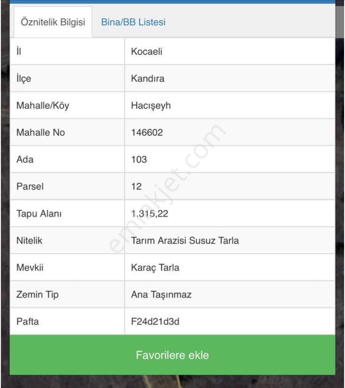 Satılık Yollu Tarla Yerleşim Yerinde