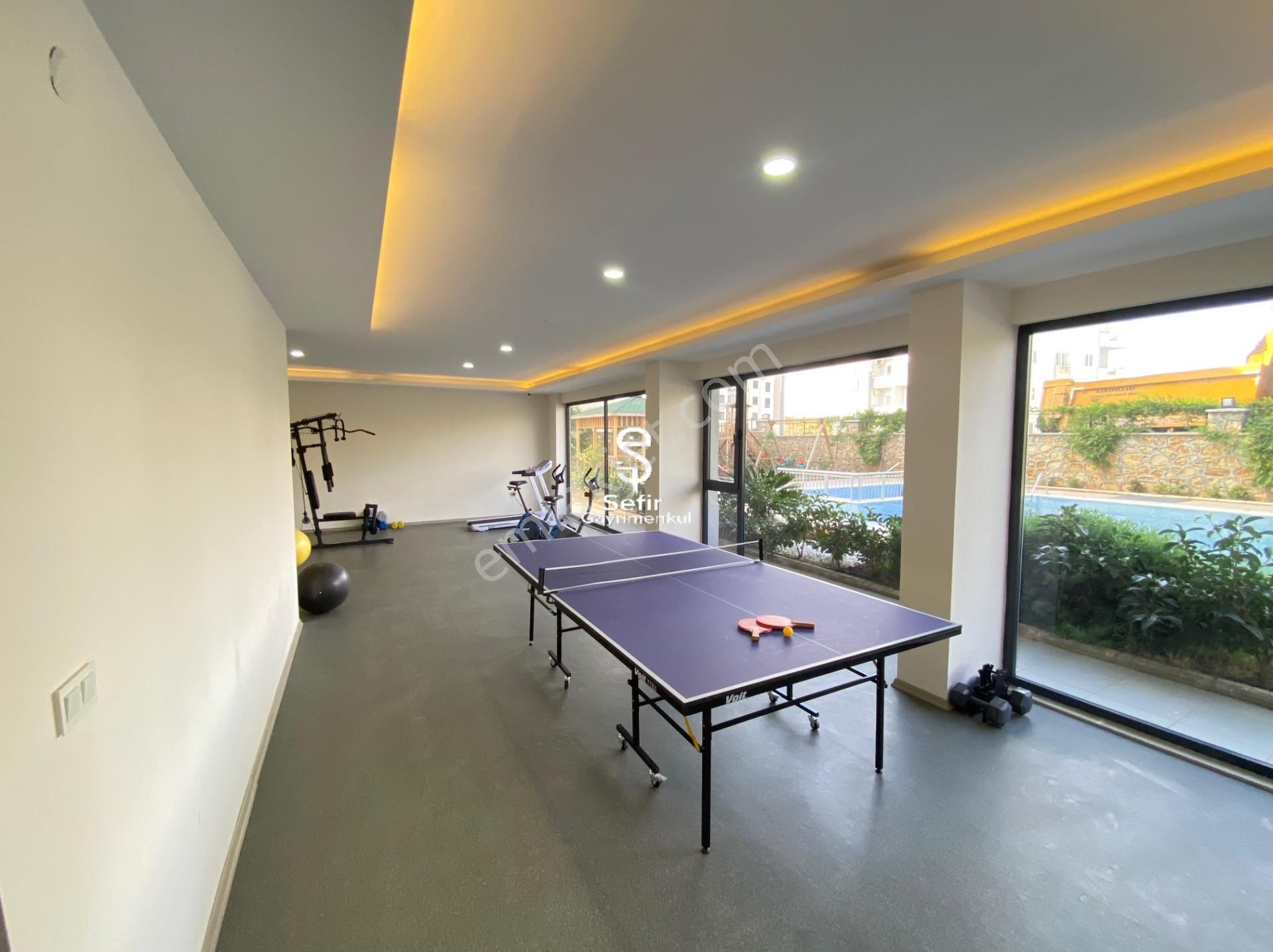 Alanya Oba'da Full Aktiviteli 1+1 Satılık Eşyasız Sıfır Daire - Görsel 17