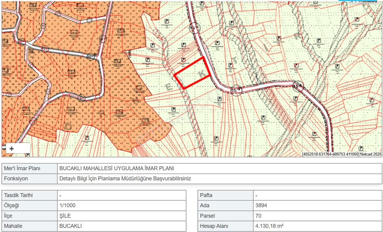 Fırsat! Asfalt Yola Cepheli 4.130 M2 Satılık Arsa Şile/ağva - Görsel 6