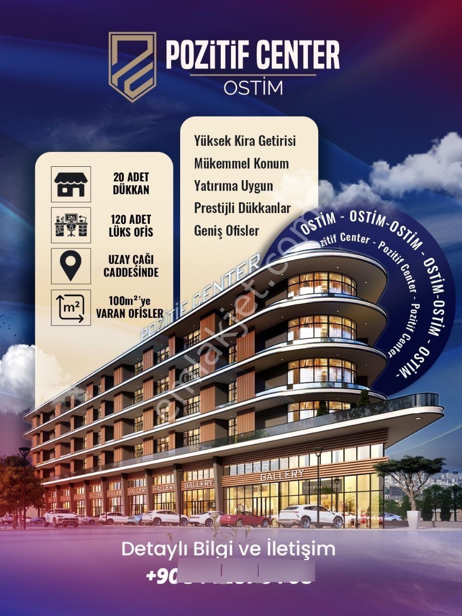 Pozitif Center'de Satılık 55m2 Ofis&büro Cadde Cepheli - Görsel 6
