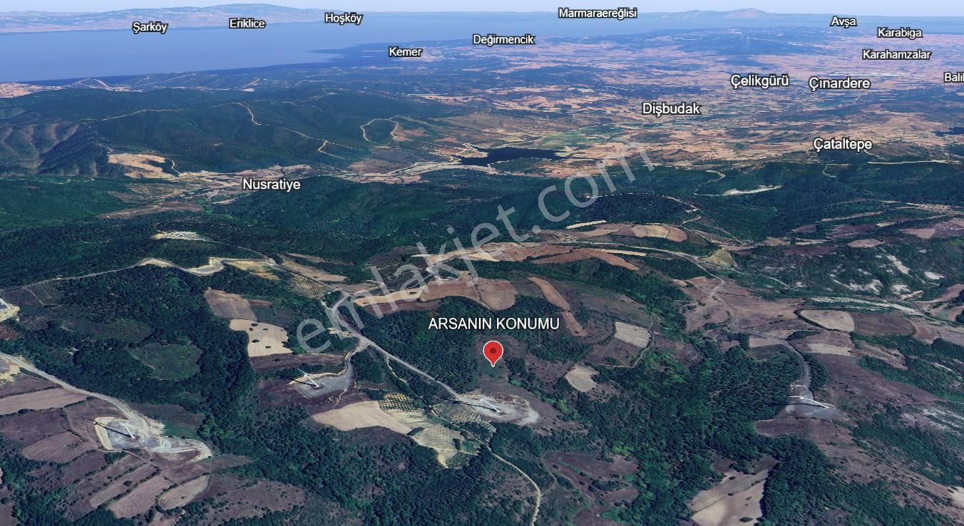 Remax Ömer'den Fırsat Satılık 8.866 M2 Tarla Çanakkale / Lapseki - Görsel 4