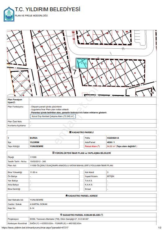 Remax Advantage'den Yunus Emre Mah.'de Yatırımlık Arazi - Görsel 5