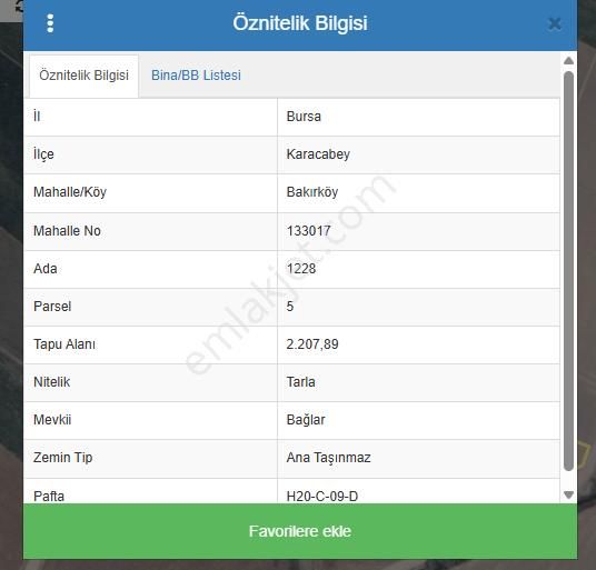 Bursa Karacabey Bakırköy Mahallesi Satılık Tarla - Görsel 3