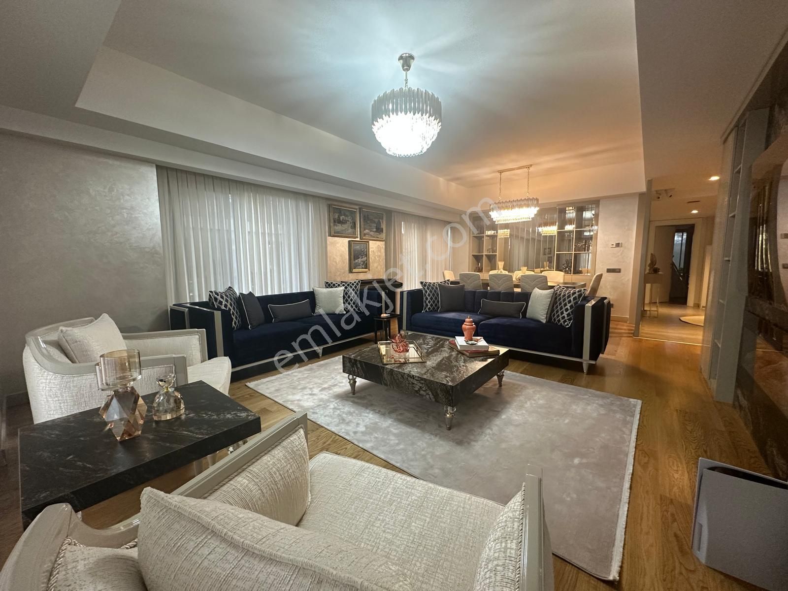 Greenist'de 425m2 Özel Tasarım Eşyalı 5+1 Geniş Bahçeli Dubleks