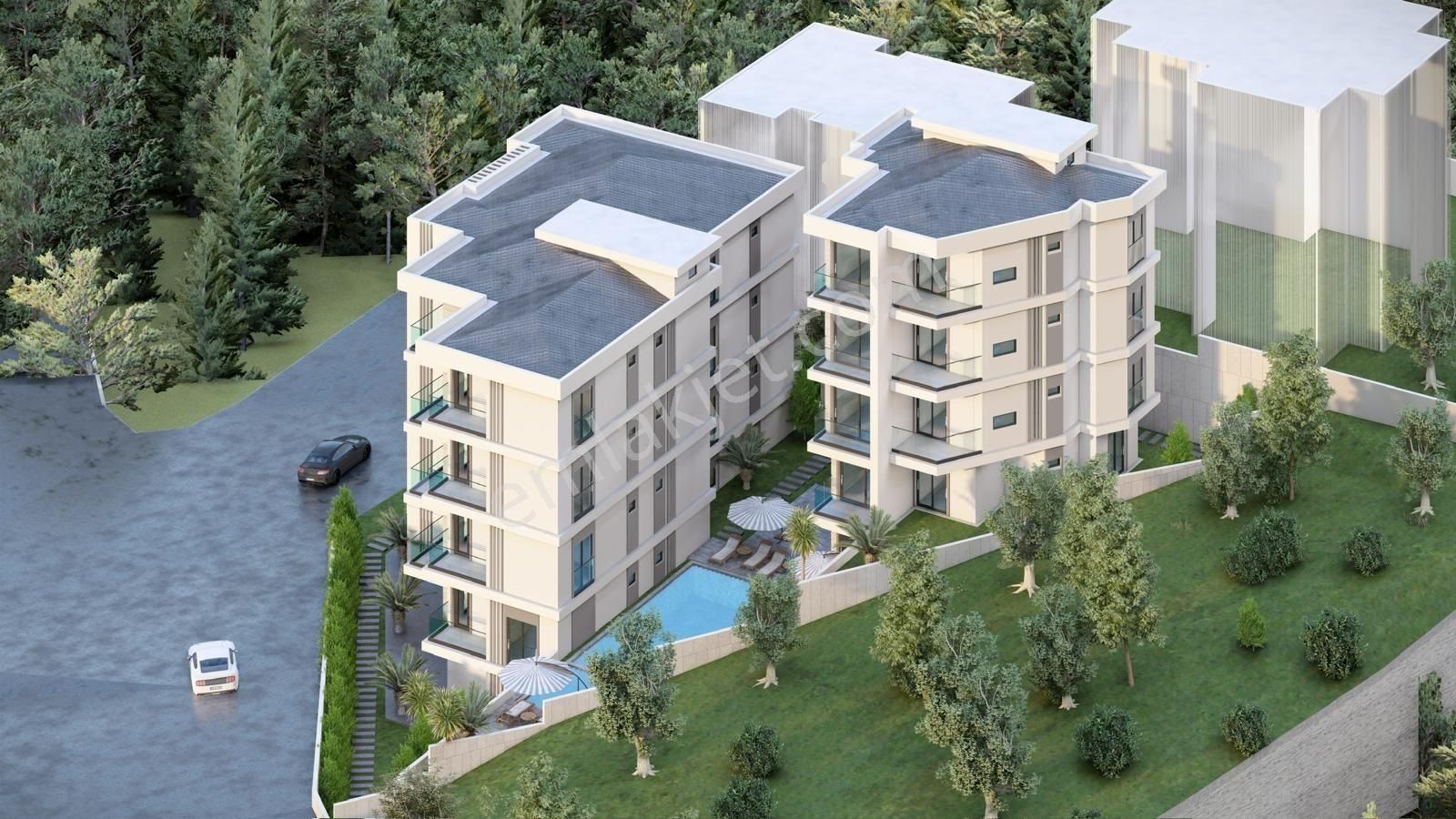 Kuşadası Kirazlı Yolu Caddesi Üzerinde Satılık Sıfır Lüks 2+1 Daireler Ebeveyn Banyolu Ve Banyosuz