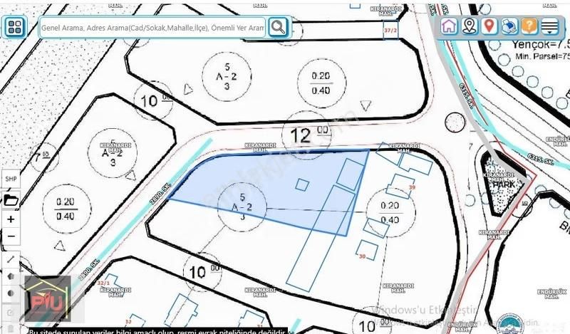 Kıranardın Da Satılık 6 Villalık Temiz Parsel