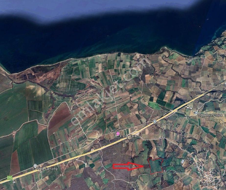 Çanakkale Musaköy Satılık Fırsat Fiyat Yatırımlık 3524 M2 Tarla - Görsel 5