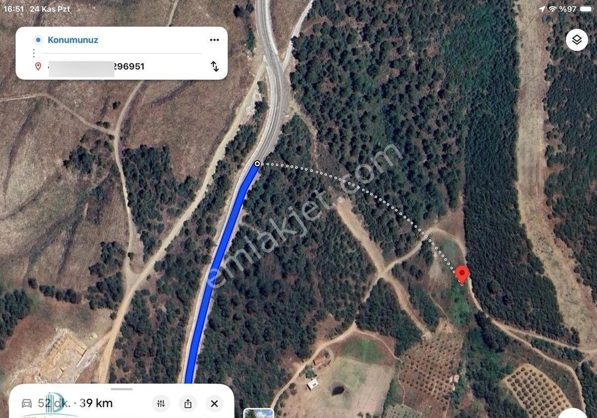 Dijitalemlak’tan Kestel Ağlaşan’da Satılık 2.374 M2 Ormana Cephe Kıymetli Tarla - Görsel 3