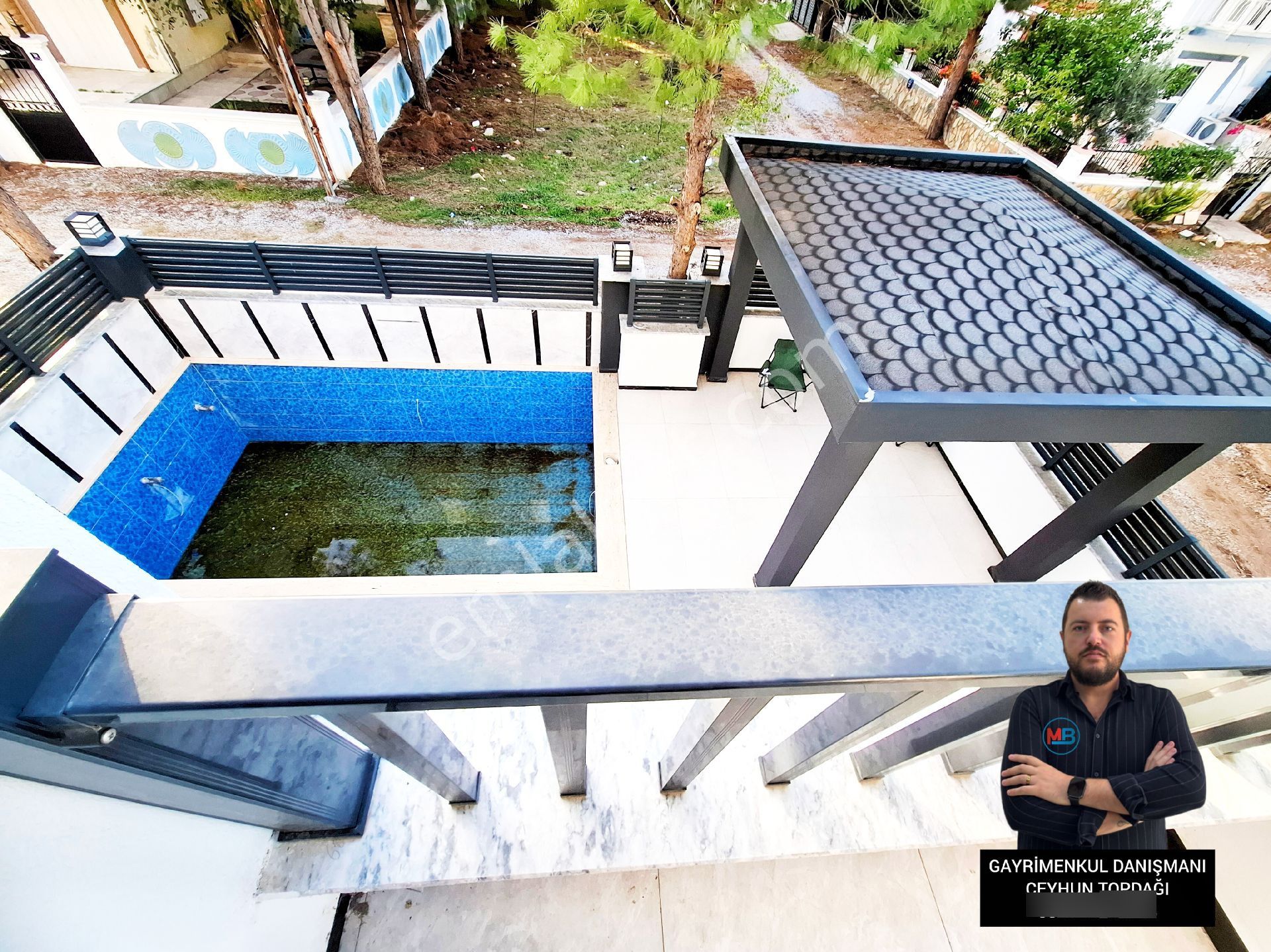 Didim'de Satılık 4+1 Tam Müstakil Havuzlu Bahçeli Otoparklı Bağımsız Villa ! - Görsel 23