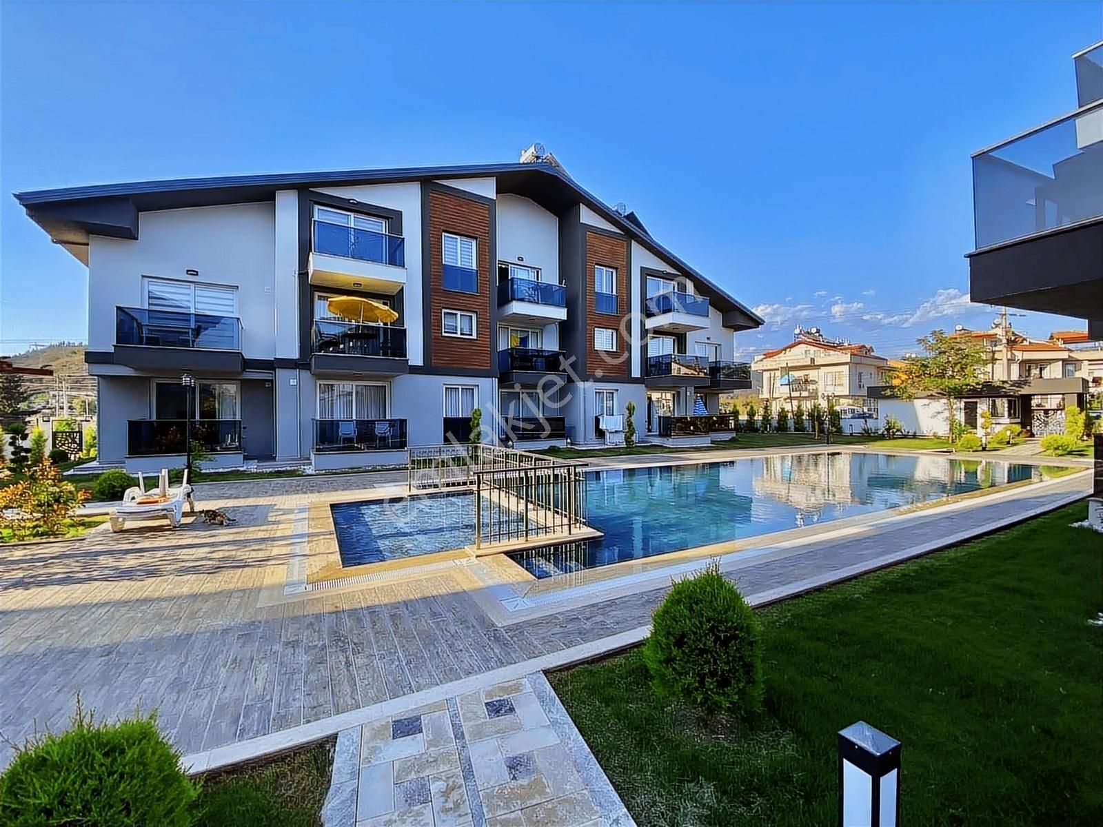 Fethiye De Lüks Havuzlu Sitede Eşyalı Kiralık Daire - Görsel 15