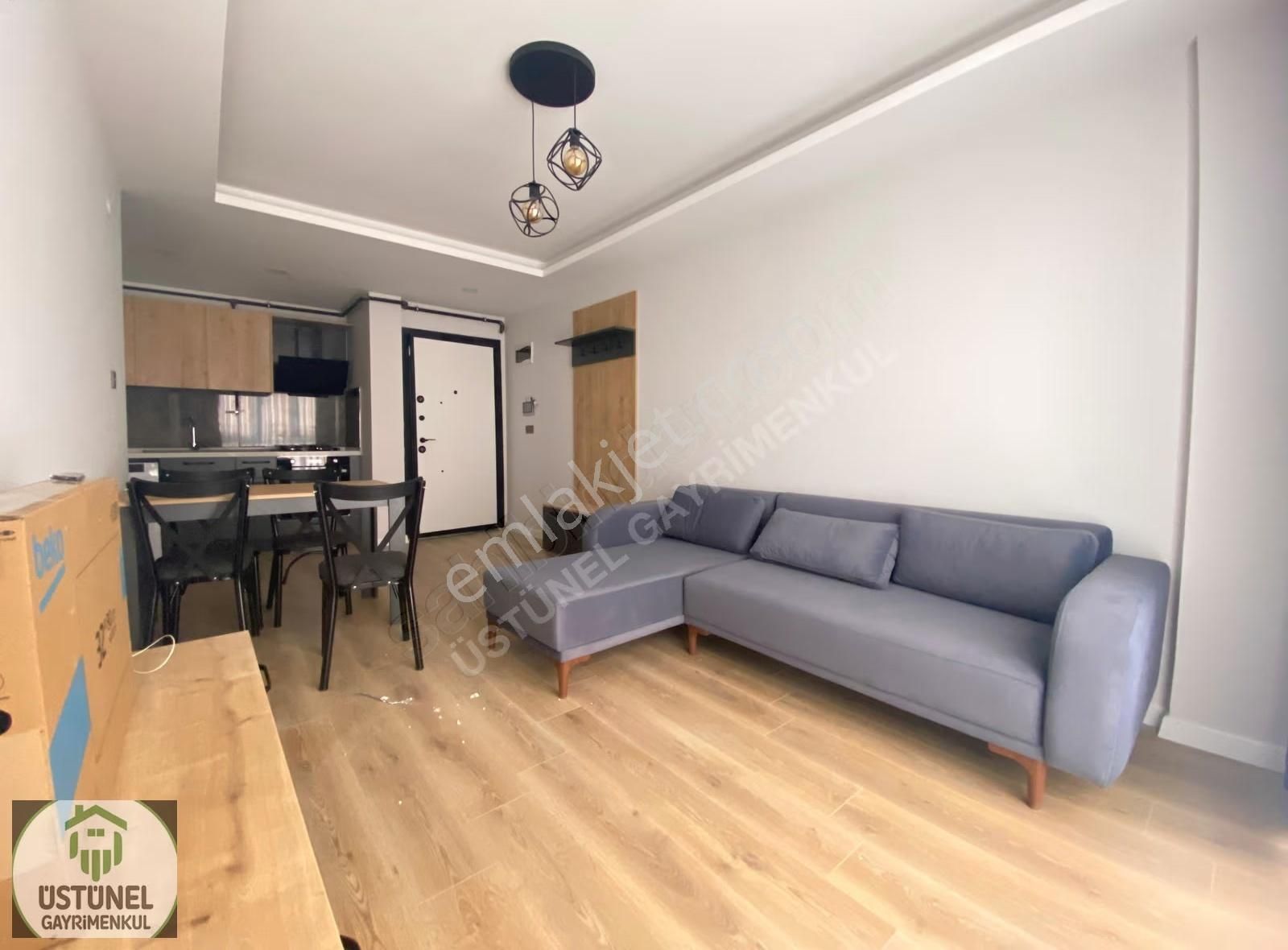 Üstünel'den Görüklede Sıfır Bina Sıfır Eşyalı 1+1 Satılık Daire - Görsel 14