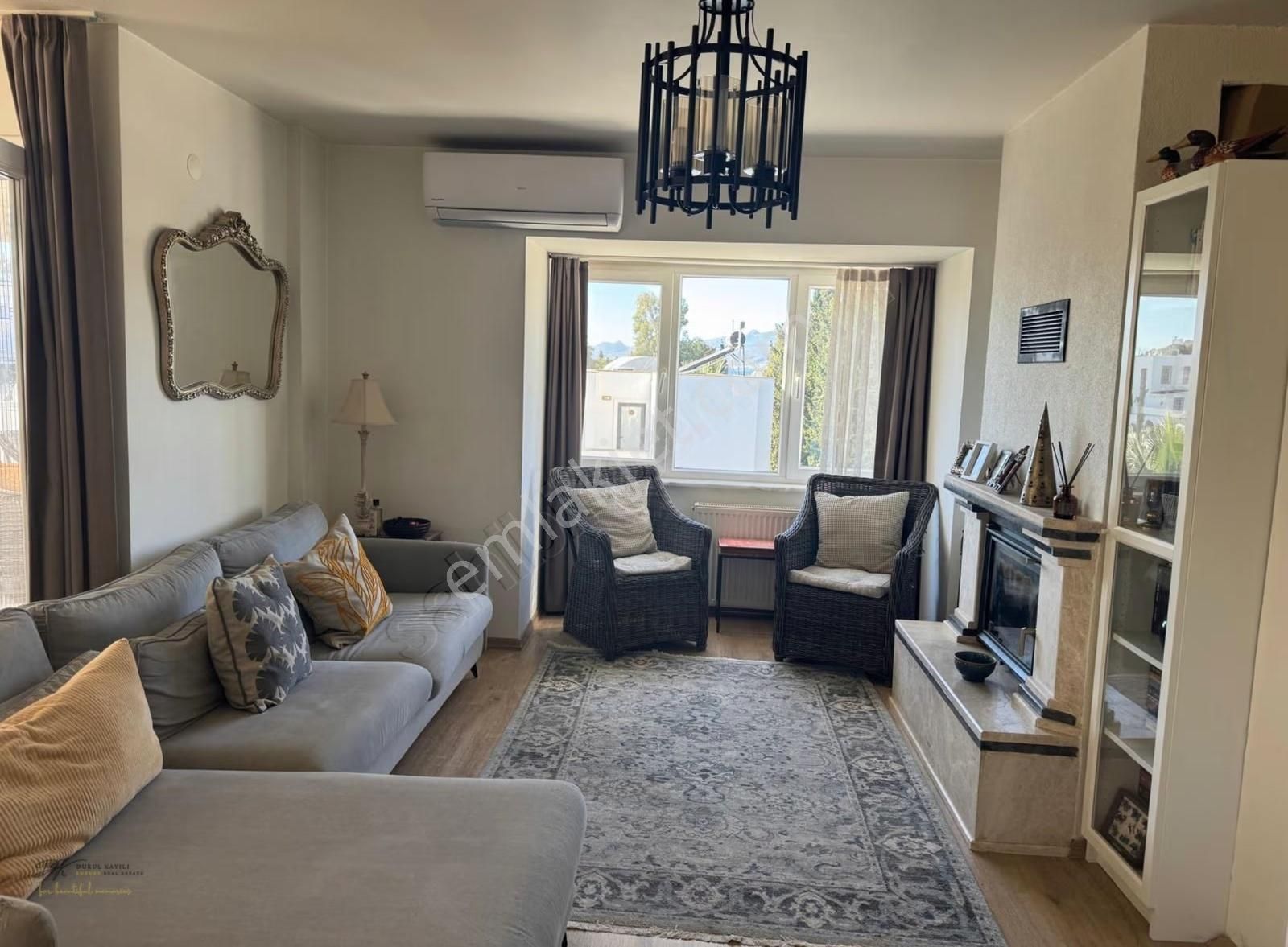 Bodrum Bitez'de Genis Teras Kullanımlı Üst Kat Daire - Görsel 10