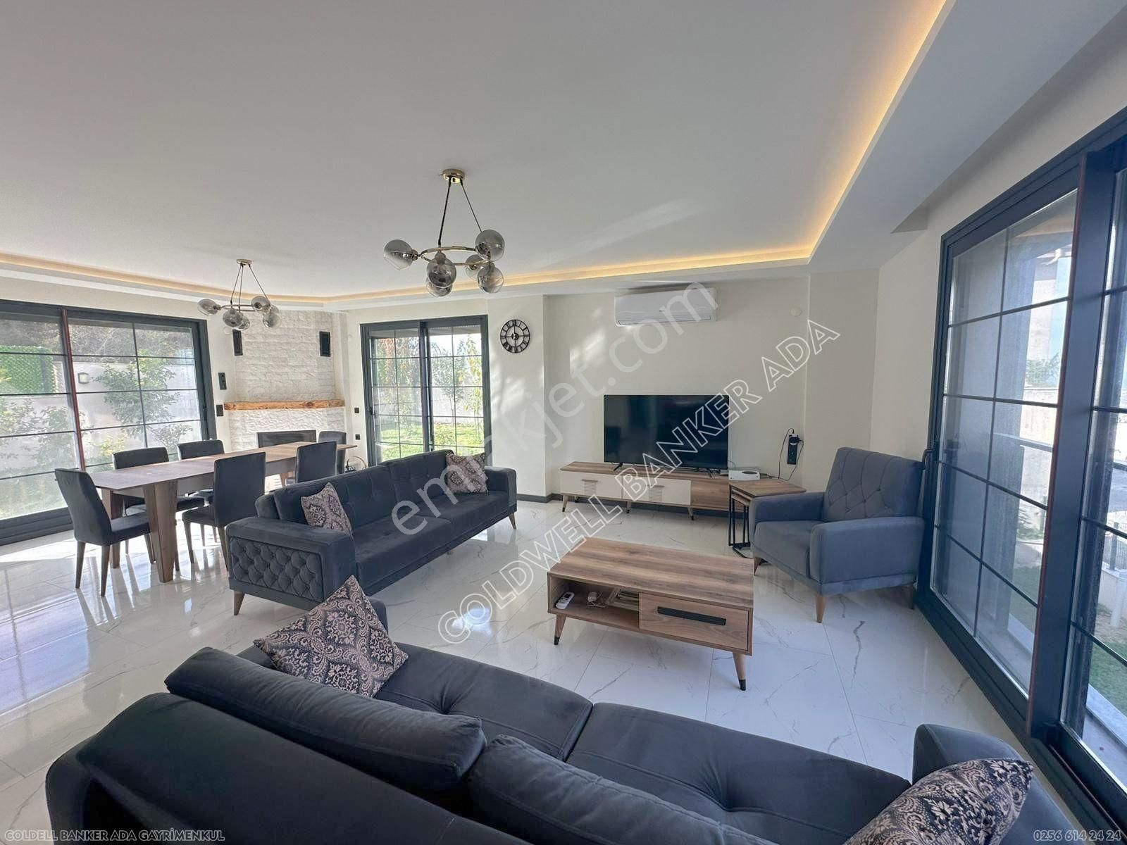 Kuşadası Yaylaköy'de Deniz Manzaralı, Çift Bağımsız Bölümlü 4+2 - Görsel 16