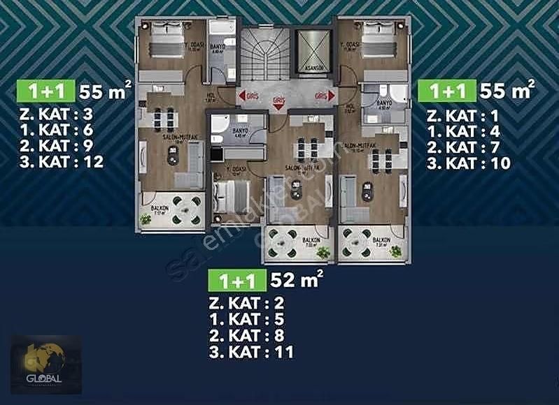 Çatmaca'da Satılık Ultra Lüks 1+1 Daireler - Görsel 4