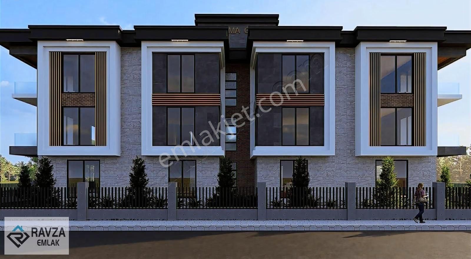 Ravza Emlak'tan 1+1 Geniş Ultra Lüks Sitede Bahçe Kullanımlı!! - Görsel 10