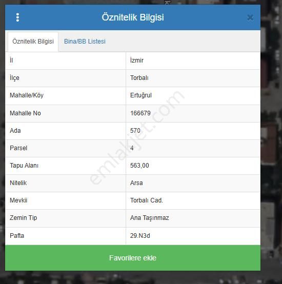 İzmir Torbalı Sahibinden Satılık Konut İmarlı Tek Tapulu 563mt - Görsel 2