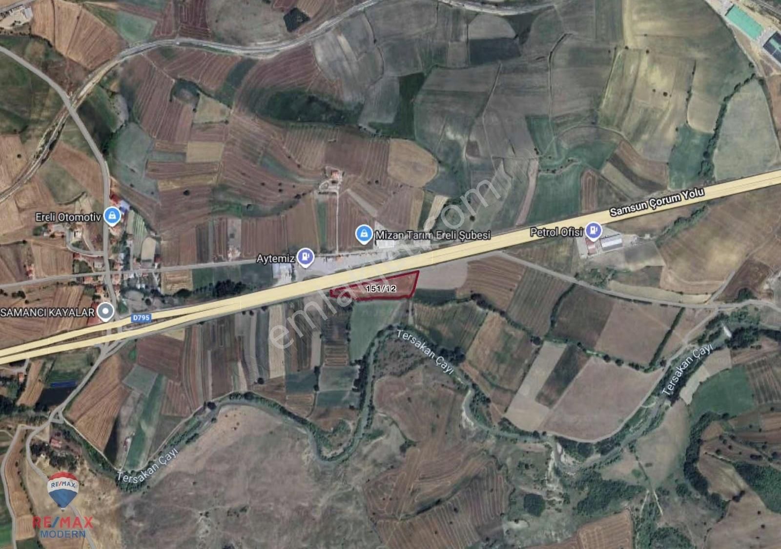 Ankara-samsun Otoyoluna Серне 7637m2 Satılık Arsa - Görsel 2