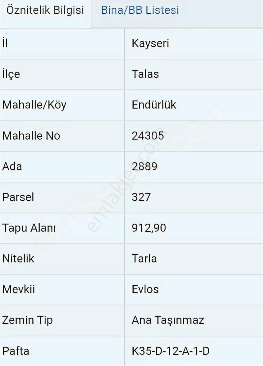 Talas Endürlük Mah. Yanyana 3 Adet Temiz Villa Parselleri - Görsel 3