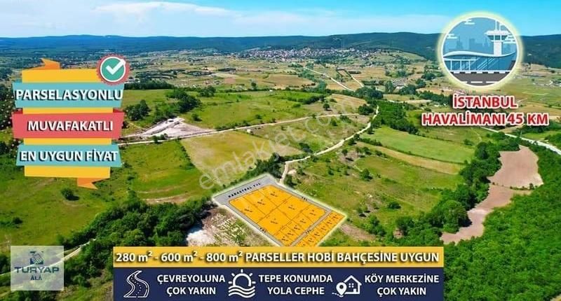 Çatalca Binkılıç,ta Tinyhouse Tatil Köyü Yanında Çaplı Arsa