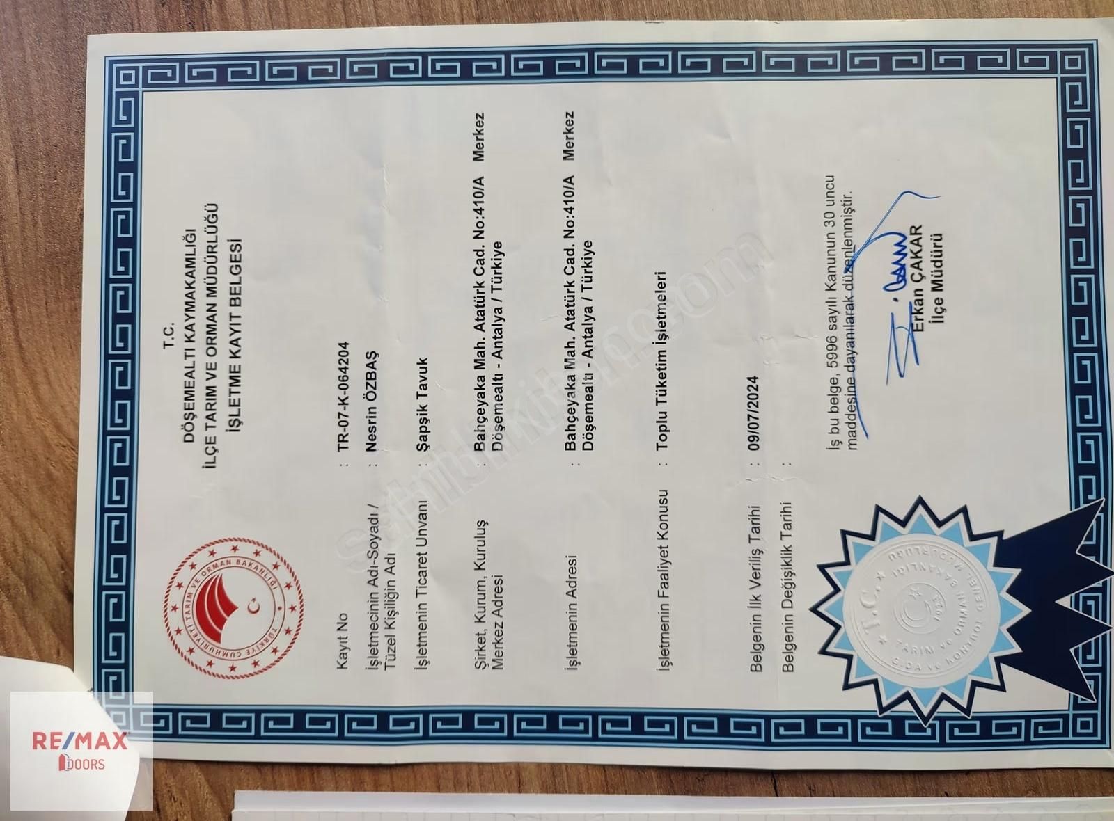 Acil Yüksek Cirolu İşlek Cadde'de Devren Restaurant - Görsel 3