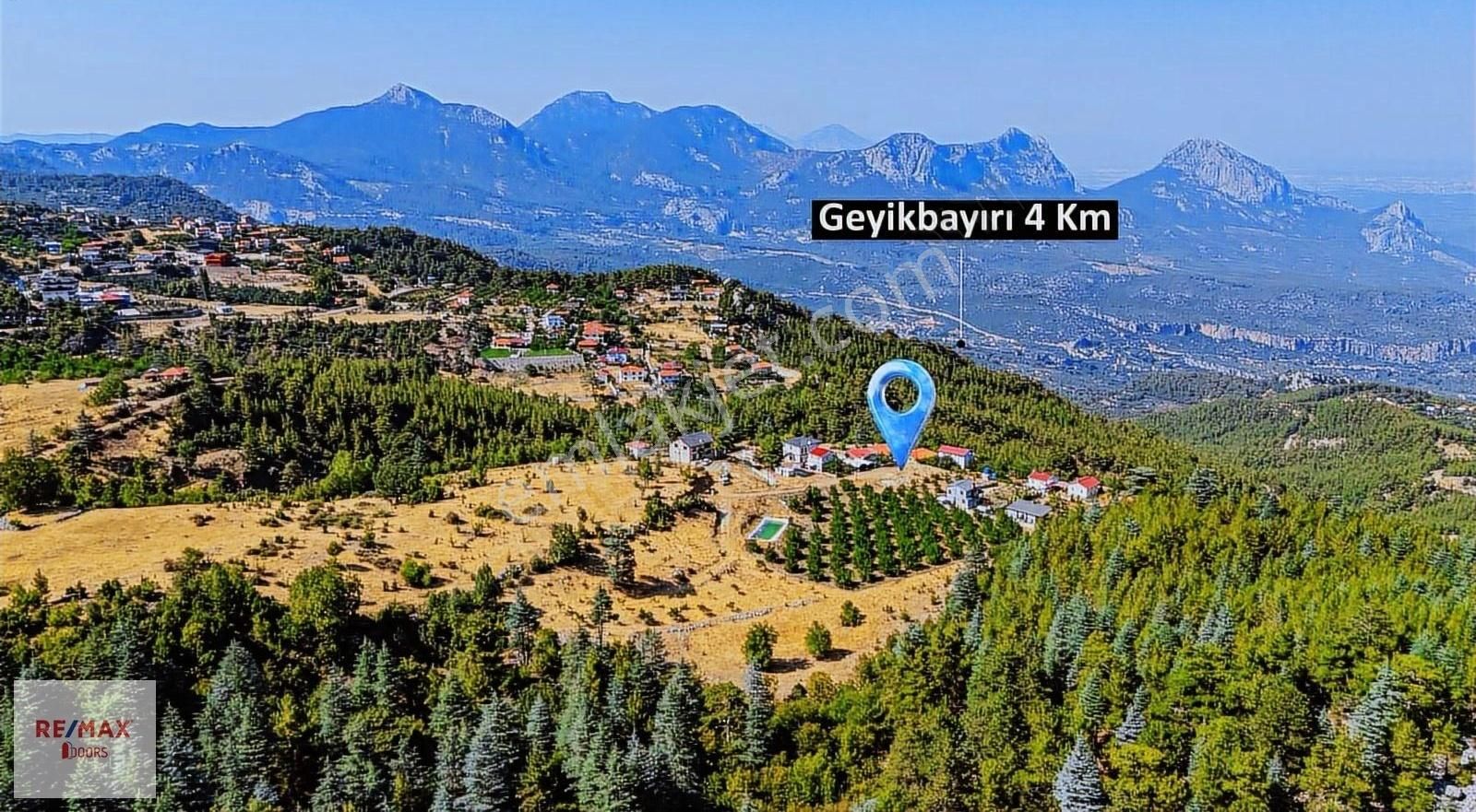 Çağlarca Kozağacında Antalya Manzaralı Satılık Tarla - Görsel 4