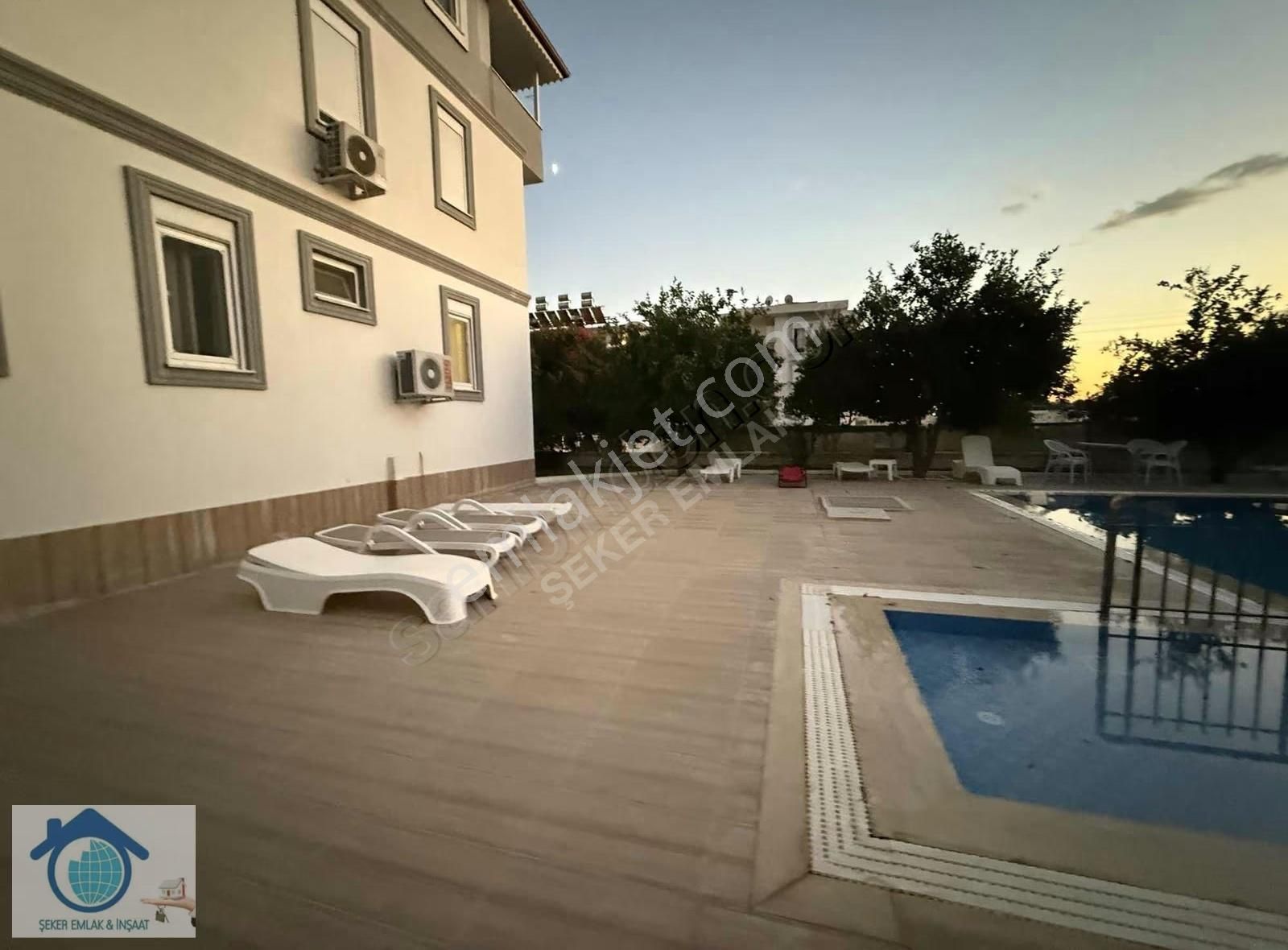 Ilıcada Kiralik Eşyali Daire Wohnung Mit Pool Möbliert - Görsel 18