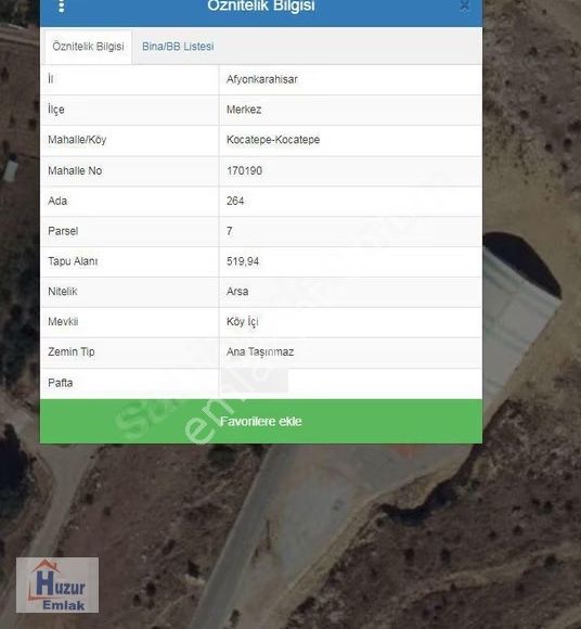 Büyükkalecik Mevkii Yol Kenarında Satılık 520m2 Arsa..! - Görsel 2