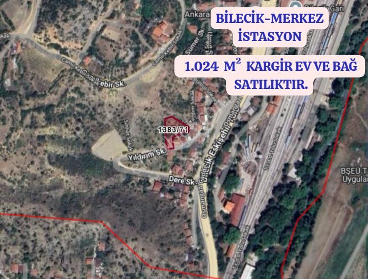 Bilecik Merkez İstasyon Köyünde 1.024 M² Kargir Ev Ve Bağ Satılıktır - Görsel 2