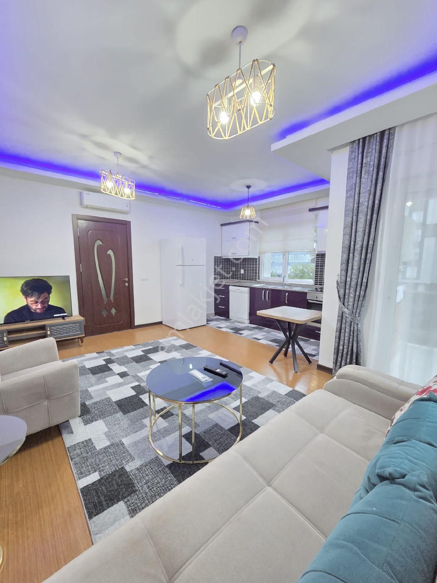 Konyaaltı Hurmada Havuzlu Kapalı Otapark 1+1 Eşyalı Kiralık Daire - Görsel 22