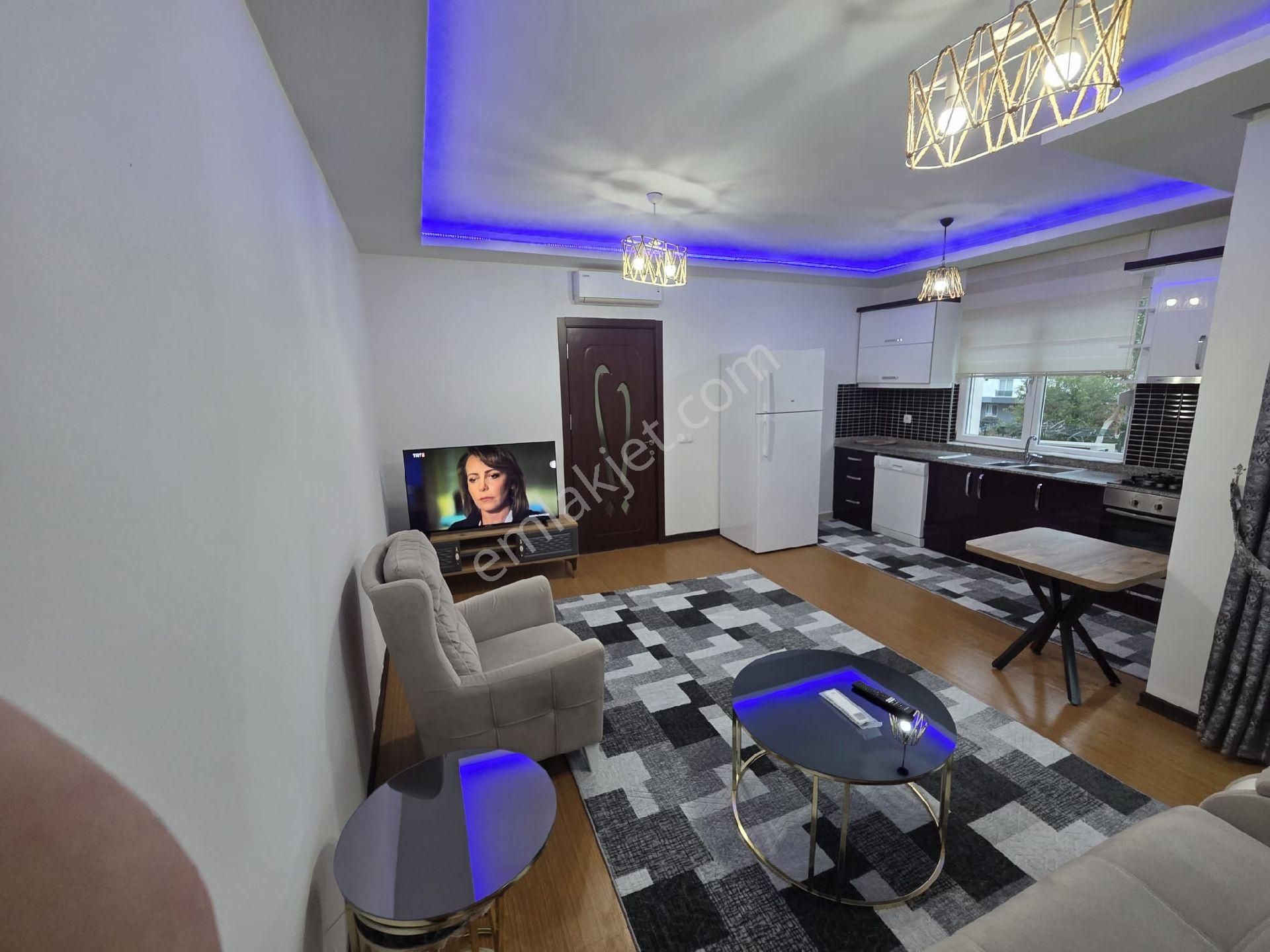 Konyaaltı Hurmada Havuzlu Kapalı Otapark 1+1 Eşyalı Kiralık Daire - Görsel 19