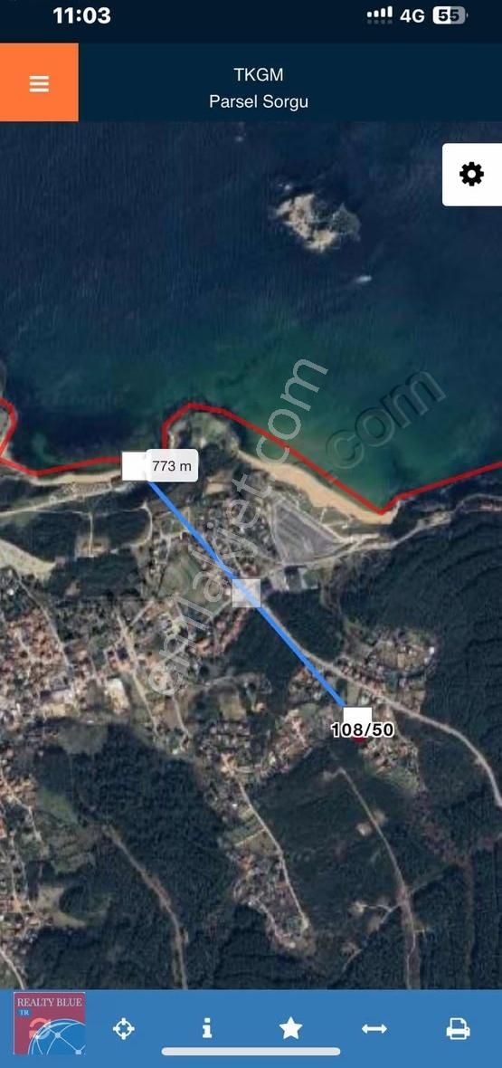 Beykoz Riva'da 942 M2 Satılık Villalık Arsa