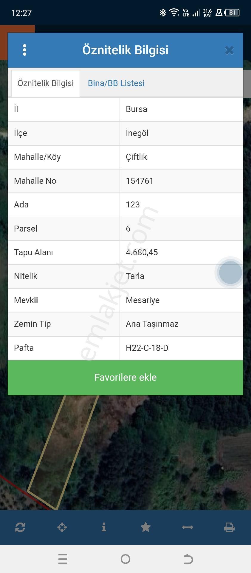 Uysal Emlak Tan Satılık Harika Tarla - Görsel 2