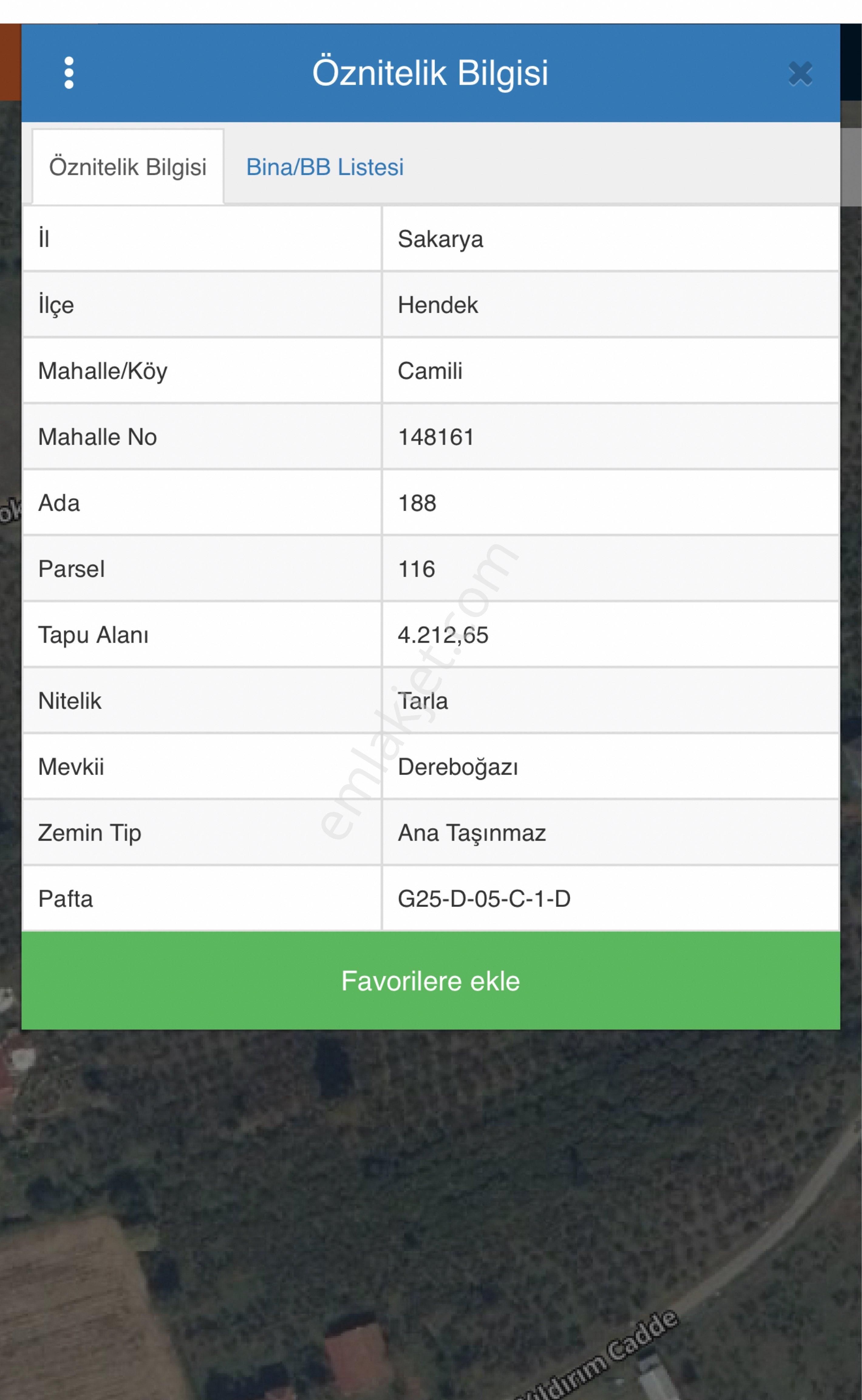 Takasa Uygun Tarla Arsa Nitelikli - Görsel 2