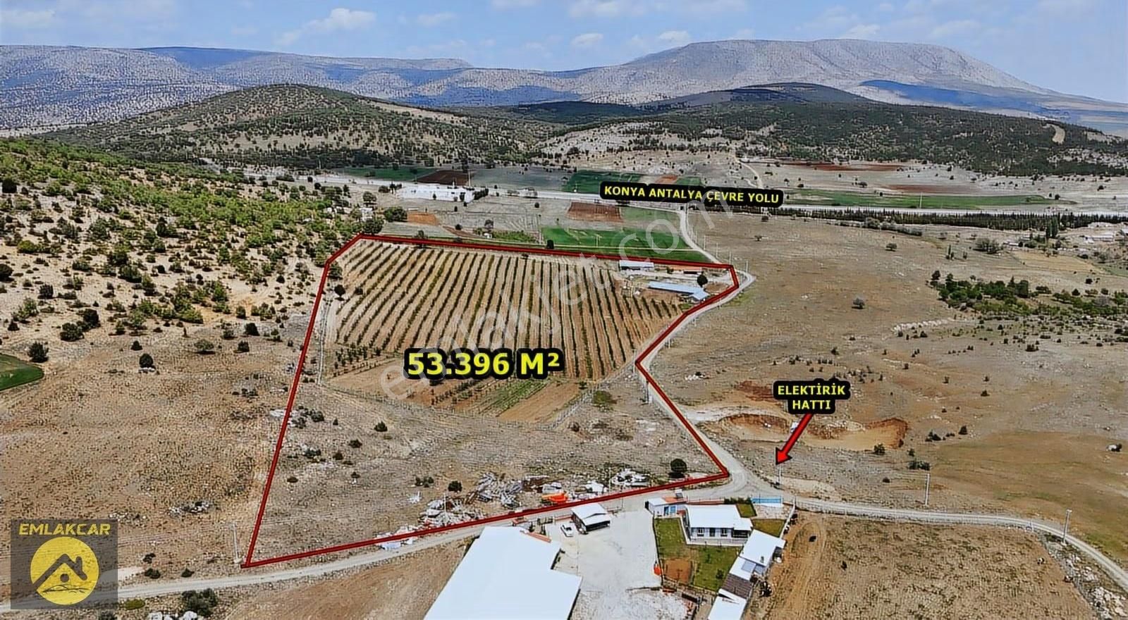 Emlakcar Dan Çayırbağında 53.396m² Elma Bahçesi+çardak+ev+atölye - Görsel 3