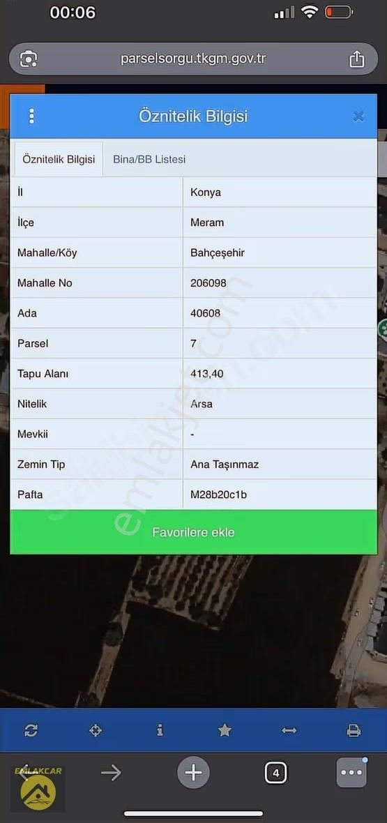 Emlakcar Dan Bahçeşehirde Gazze Cad. Cepheli 414m² Villa Arsası - Görsel 3