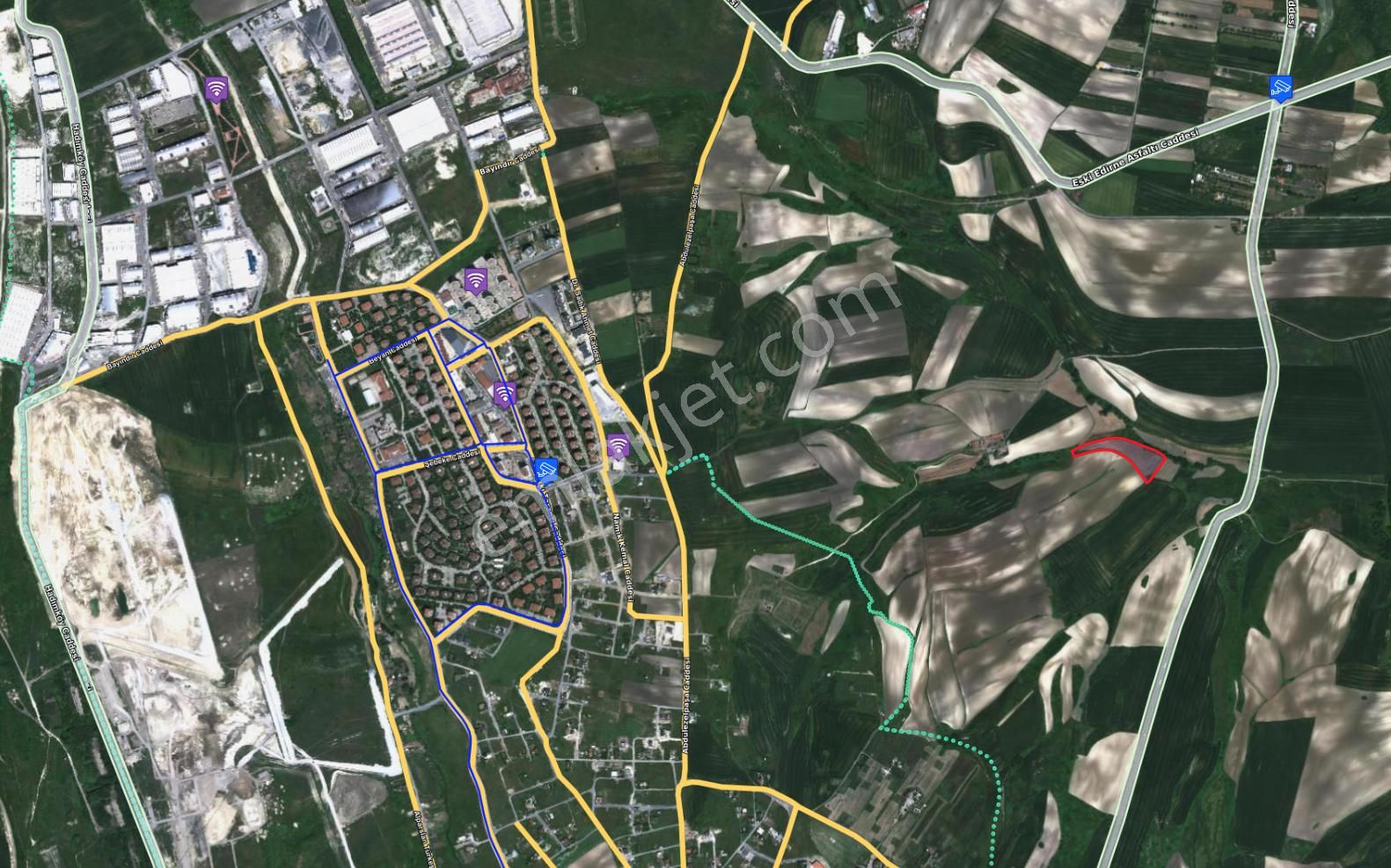 Atahandan Dursunköyde Yeni Yapalacak Toki Konutlarına Yakın 300 Metre Hisseli Tarla - Görsel 5