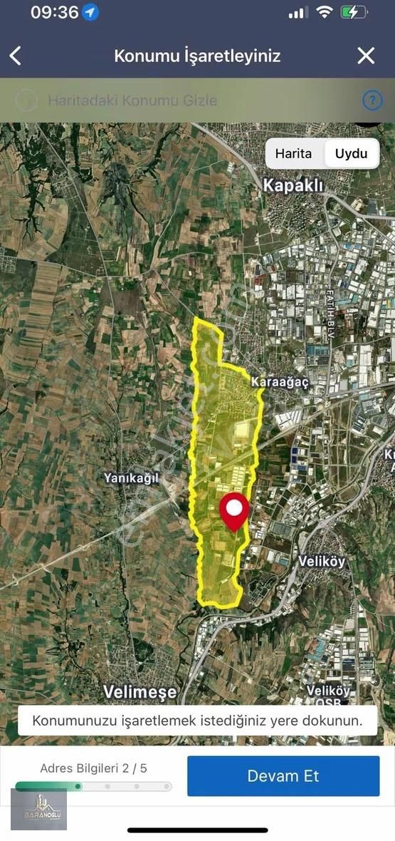 Tekirdağ Kapaklı Karaağaç Osb Bölgesinde Satılık Arsa - Görsel 11