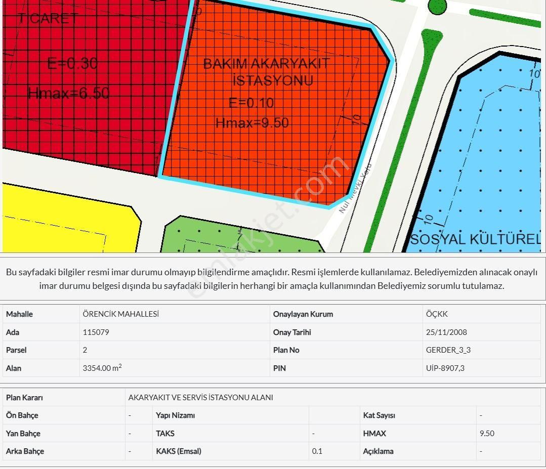 Ankara'da Akaryakıt İstasyonu Ve Ticari İmarlı Satılık Arsa - Görsel 4