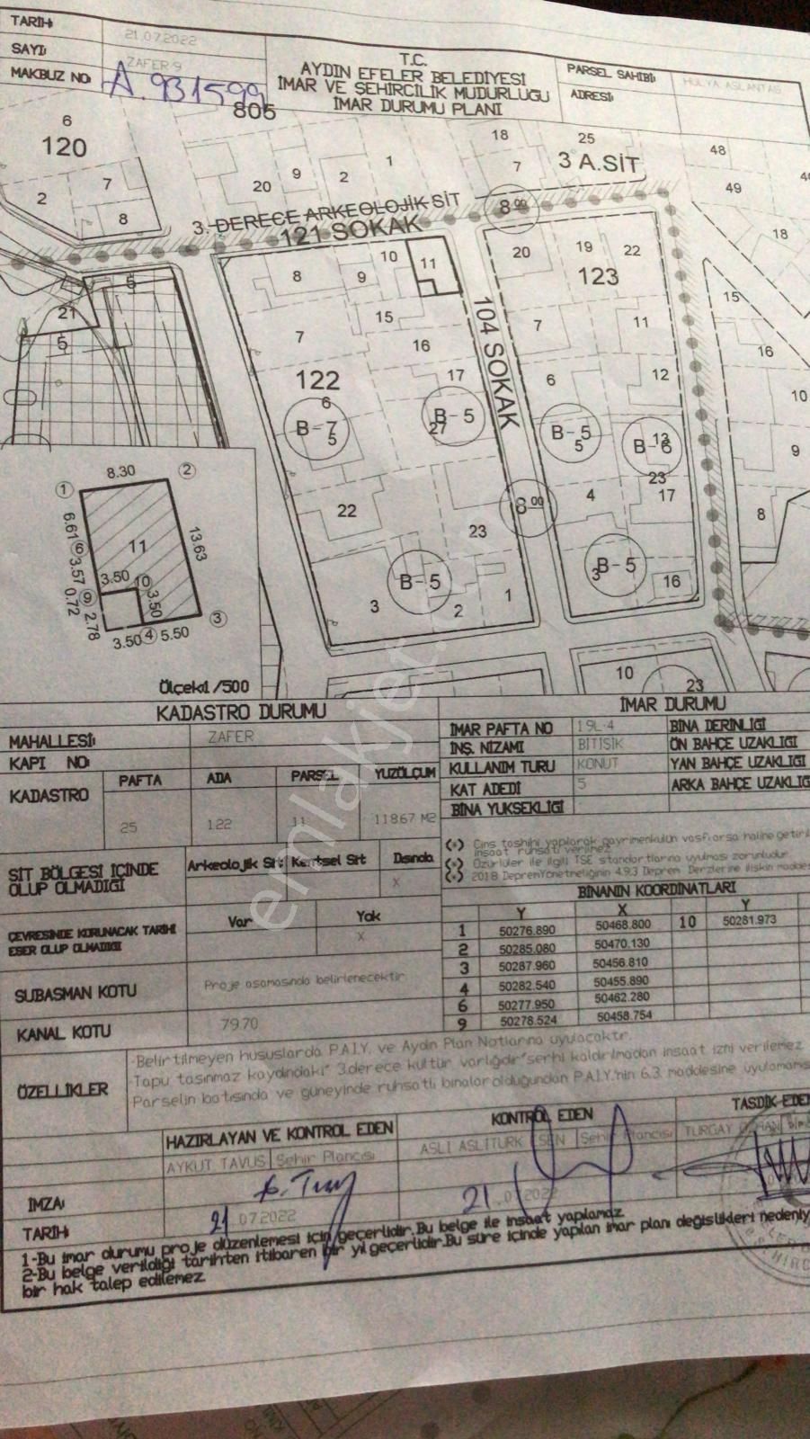 Eab'den Aydın Satılık 3+1 119 M2 Zemin Kat Ve 1. Kat Zafer Mah. 2 Daire - Görsel 14