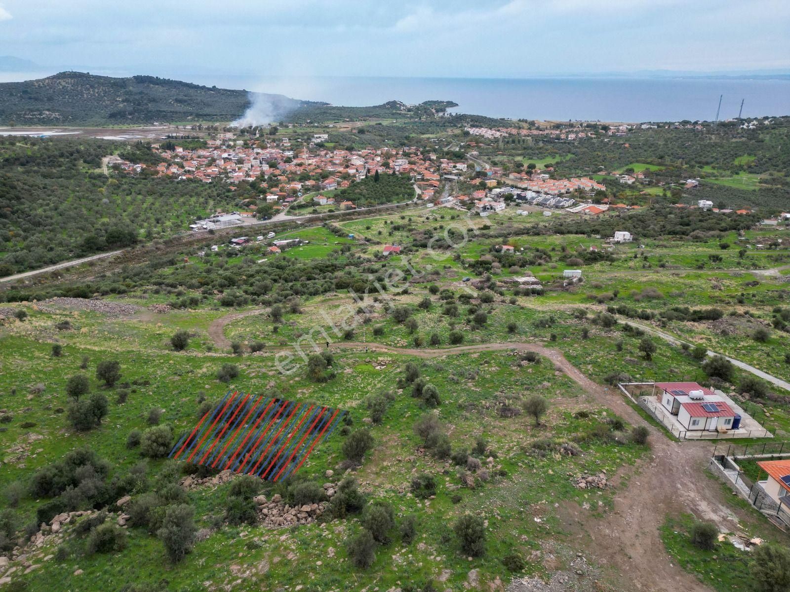 Dikili Bademli Karşıavluda Satılık Deniz Manzaralı Arsa. - Görsel 4