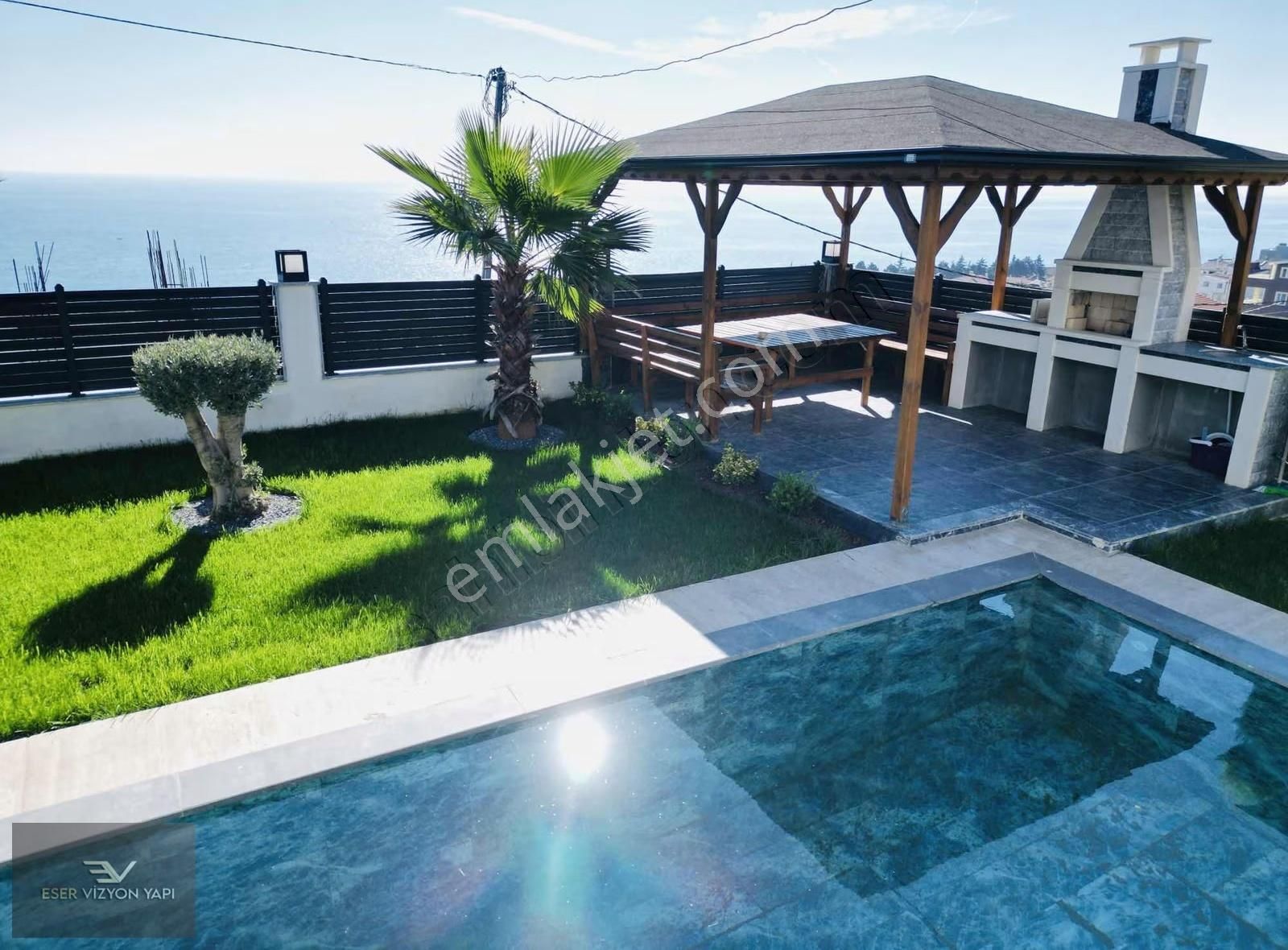 Emsalsiz Deniz Manzarasına Sahip Ultralüx Havuzlu Müstakil - Görsel 13