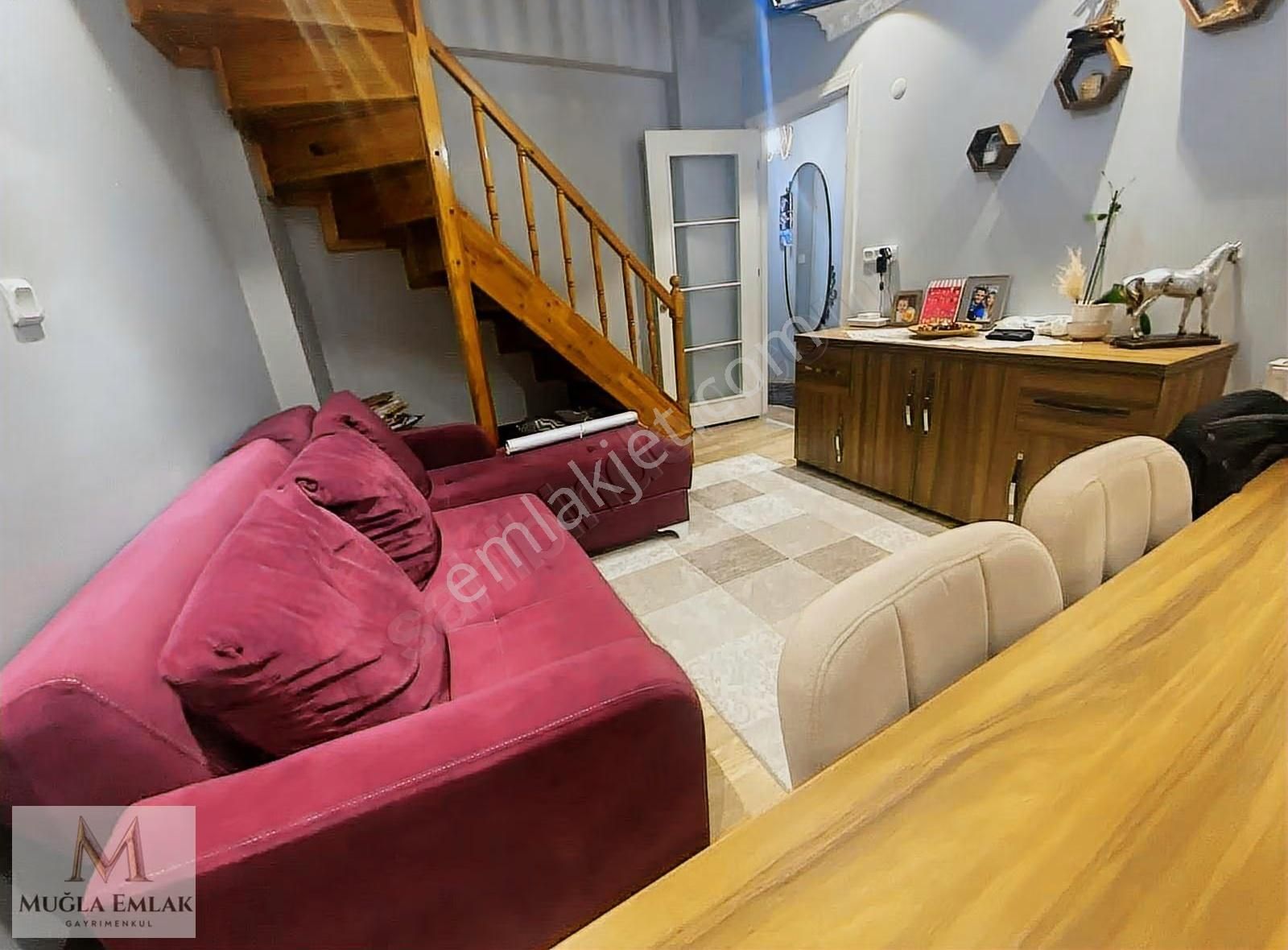 Muğla Emlaktan Bağlarbaşında 120m 3+1 Ebeveyn Banyolu Dubleks - Görsel 8
