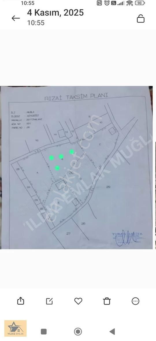 Rızai Taksim Yapılmış 1911 M² Fırsat Acill Satılık Arsa - Görsel 2