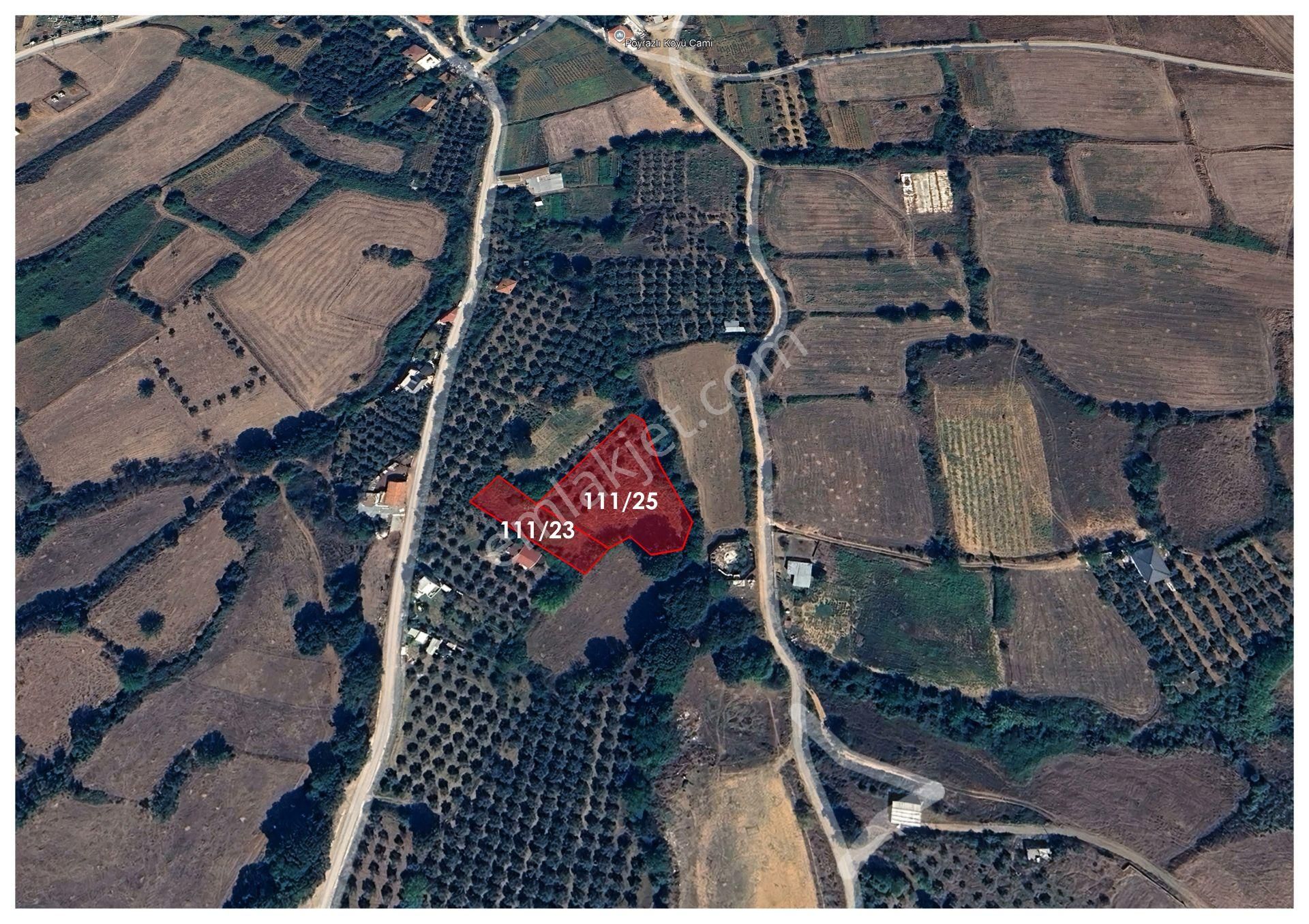 Erdek Poyrazlı Mahallesi'nde Denize 450 Metre, 3438 M² Satılık