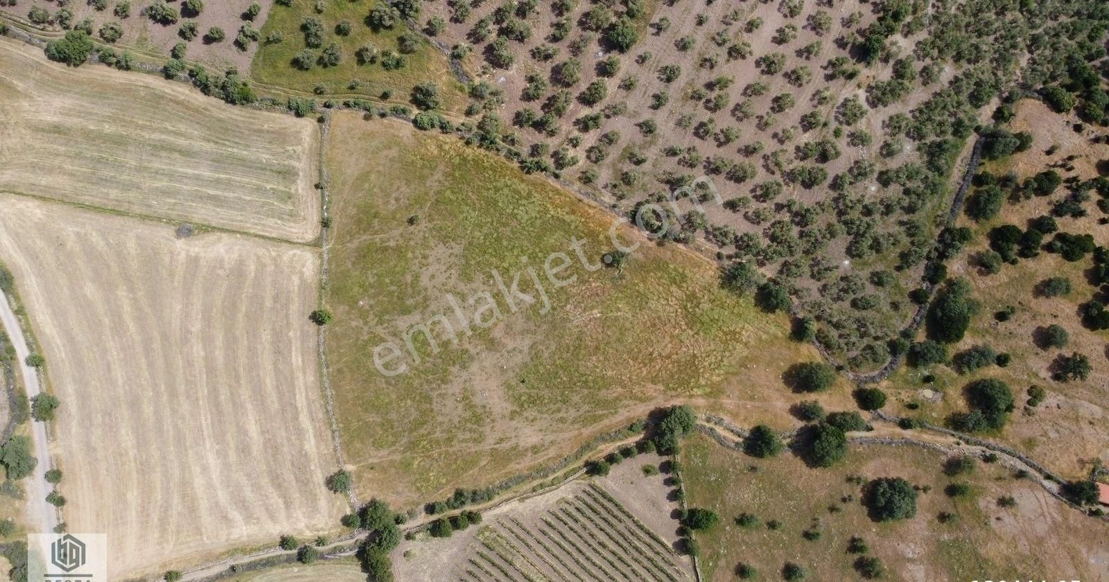 Ayvacık Korubaşı Köyünde Resmi Yolu Olan Deniz Manzaralı Tarla - Görsel 3