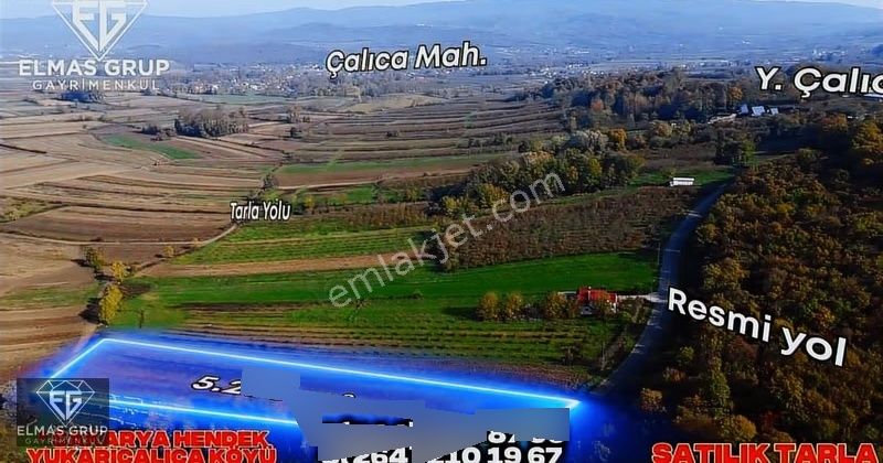 Hendek Yukarıçalıca Köyü Den 5.298 M2 Satılık Tarla!!! - Görsel 6