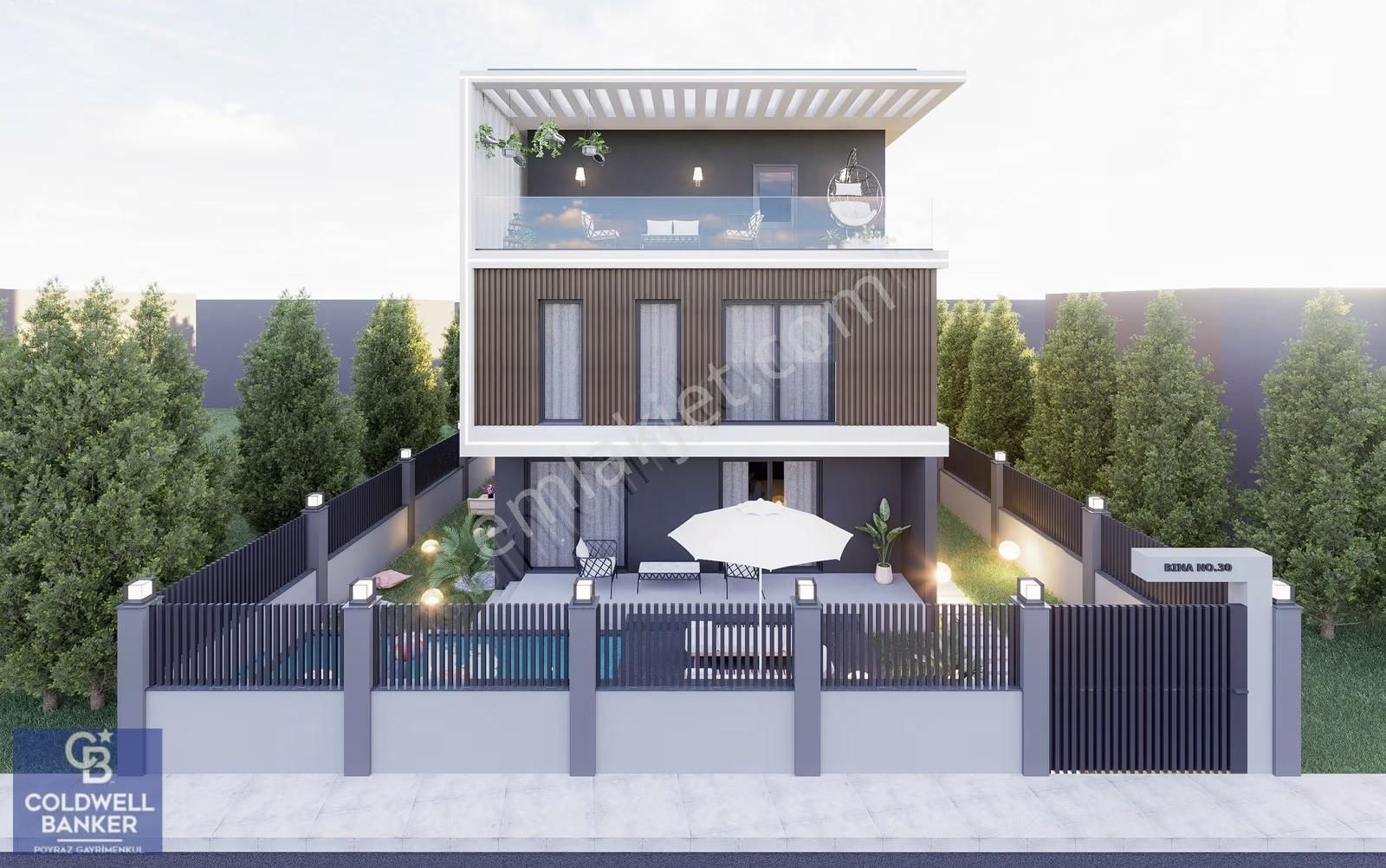 Coldwell Banker Poyraz'dan Barbarosta Tam Müstakil Havuzlu Villa - Görsel 10