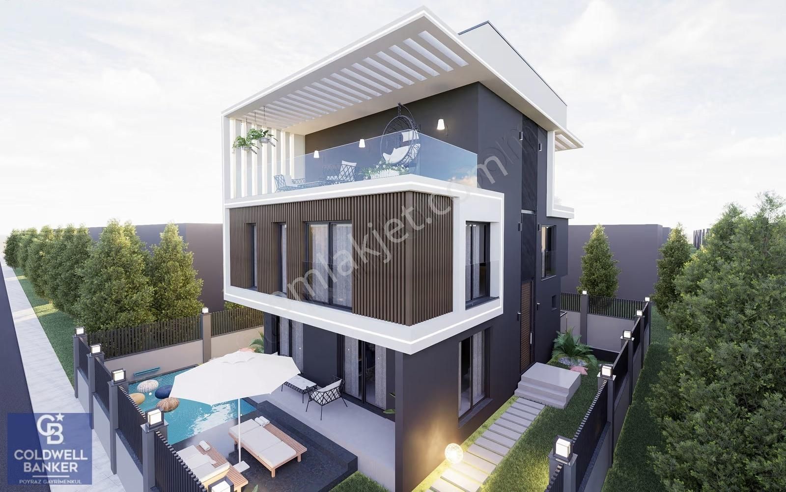 Coldwell Banker Poyraz'dan Barbarosta Tam Müstakil Havuzlu Villa - Görsel 12