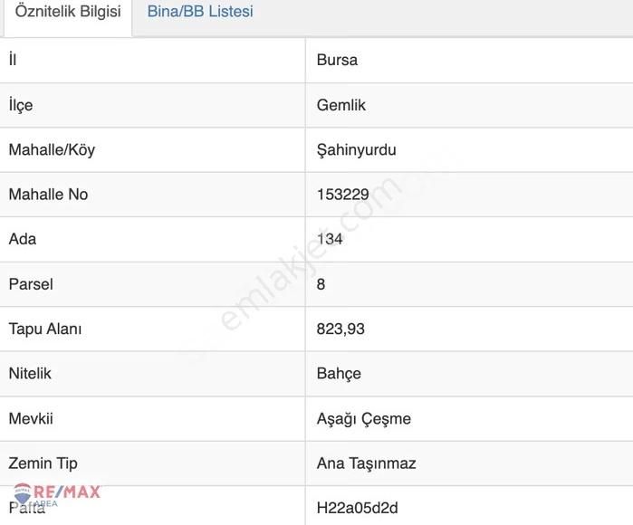 Remax Area Dan Şahinyurdu Köy İçi İmarlı Yola Cephe 824 M2 Bahçe - Görsel 6
